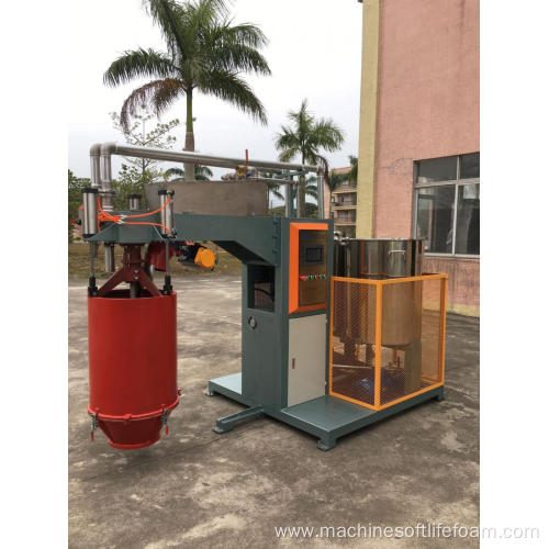 Auto batch pu foaming machine